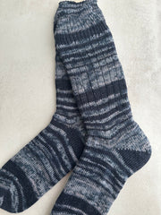 Hand-Knitted Socks, Cozy Woolen Accessories for Cold Weather, Perfect Gift for His Birthdays or Holidays