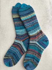 Scrappy One of a Kind Handmade Wool Socks, Cozy Knit Warmth for Winter, Perfect Gift for Family and Friends