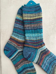 Scrappy One of a Kind Handmade Wool Socks, Cozy Knit Warmth for Winter, Perfect Gift for Family and Friends