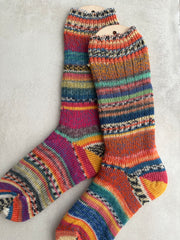 Scrappy Merino Wool Socks Handmade, Luxurious Soft Woolen Socks for Warmth, Unique Cozy Socks Gift for Her