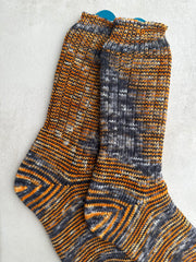 Custom Dyed Merino Wool Socks Handmade, Luxurious Soft Woolen Socks for Warmth, Unique Cozy Socks Gift for Her