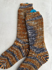 Custom Dyed Merino Wool Socks Handmade, Luxurious Soft Woolen Socks for Warmth, Unique Cozy Socks Gift for Her