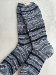 Merino Wool Socks Handmade, Luxurious Soft Woolen Socks for Warmth, Unique Cozy Socks Gift for Her