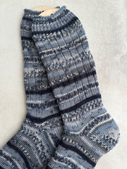Merino Wool Socks Handmade, Luxurious Soft Woolen Socks for Warmth, Unique Cozy Socks Gift for Her