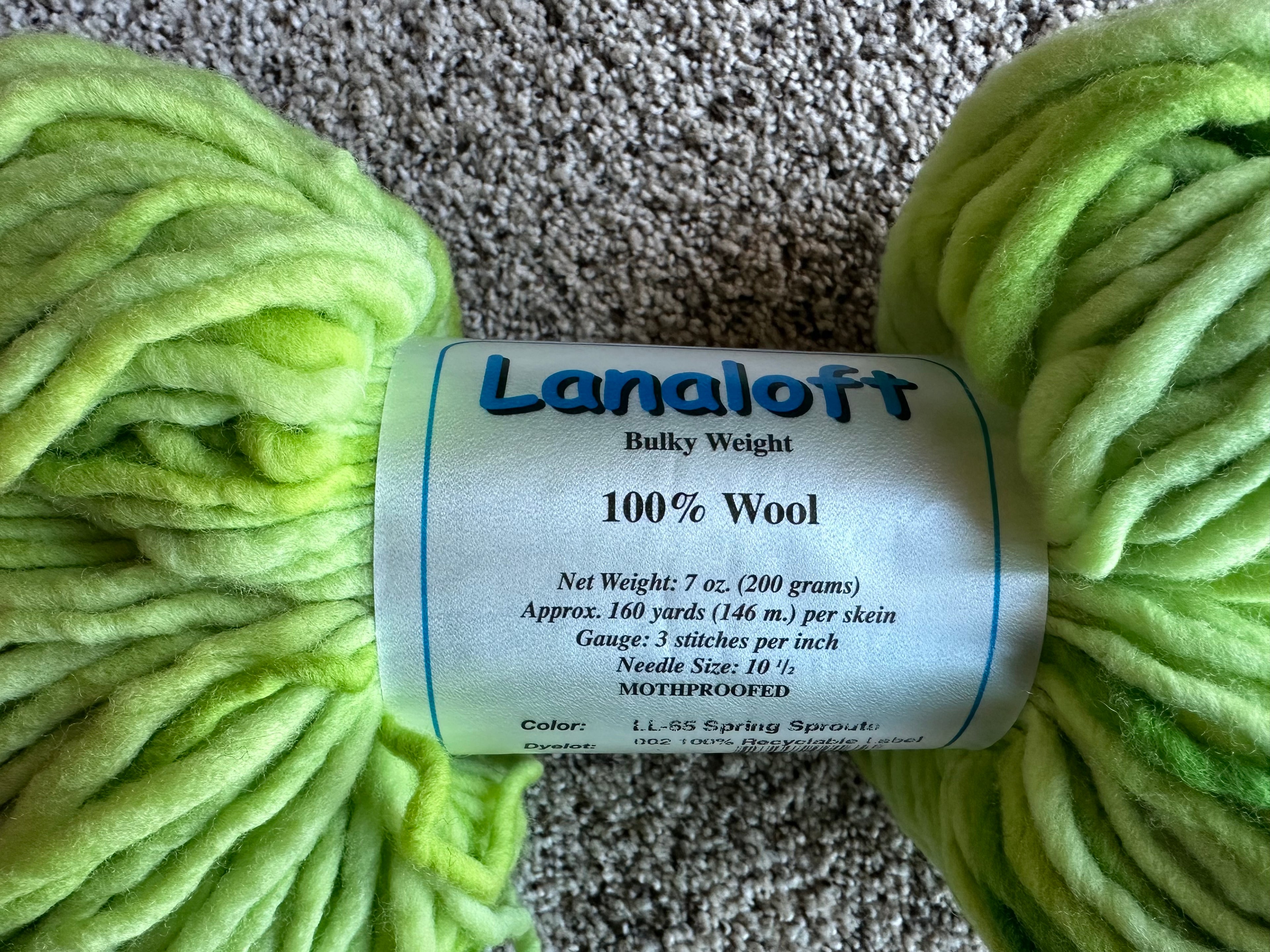 Thick and Thin Lanaloft yarn by Brown Sheep Wool Co.