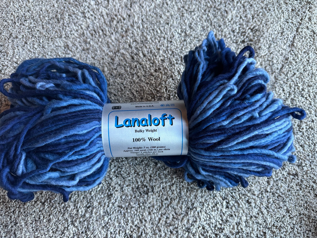 Thick and Thin Lanaloft yarn by Brown Sheep Wool Co.