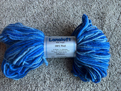 Thick and Thin Lanaloft yarn by Brown Sheep Wool Co.