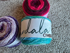 3 Skeins Ombre' Style Yarn