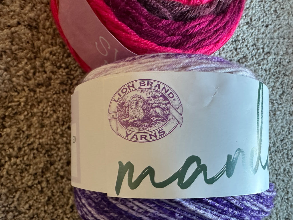 3 Skeins Ombre' Style Yarn