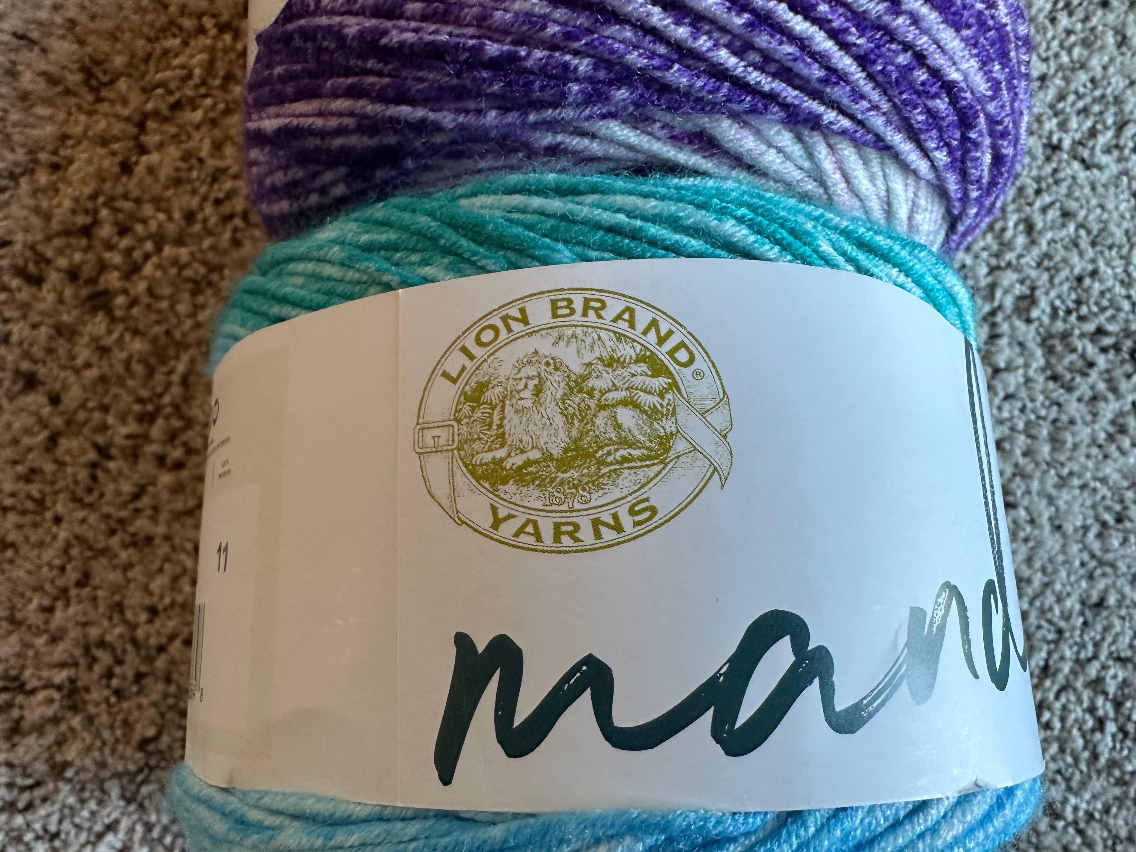 3 Skeins Ombre' Style Yarn