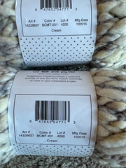 Buttercream Yarn, Thick and Thin