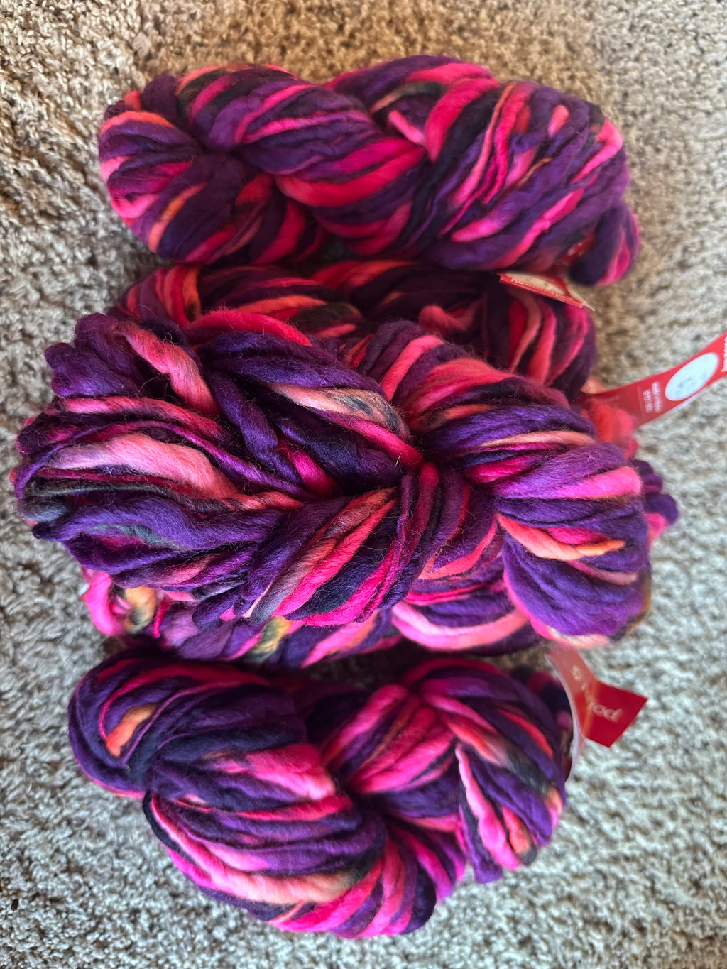 Thick and Thin Custom Dyed Yarn by Colinette, Imported from Wales