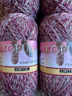Tofusies Cotton/Wool Sock Yarn, 4 Skeins