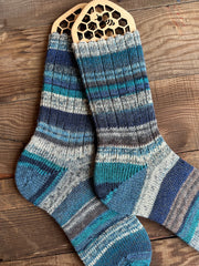 Luxuriously Scrappy Soft Knitted Socks for Everyday Comfort, Handmade Wool Socks, Thoughtful Gift for Friends and Family