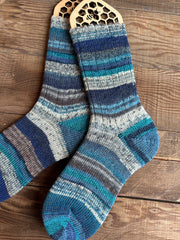 Luxuriously Scrappy Soft Knitted Socks for Everyday Comfort, Handmade Wool Socks, Thoughtful Gift for Friends and Family