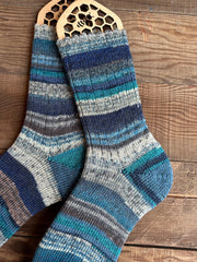 Luxuriously Scrappy Soft Knitted Socks for Everyday Comfort, Handmade Wool Socks, Thoughtful Gift for Friends and Family
