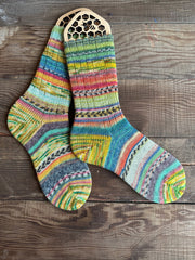 Scrappy Merino Wool Socks Handmade, Luxurious Soft Woolen Socks for Warmth, Ideal Gift for Birthdays or Holidays