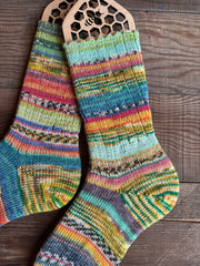 Scrappy Merino Wool Socks Handmade, Luxurious Soft Woolen Socks for Warmth, Ideal Gift for Birthdays or Holidays