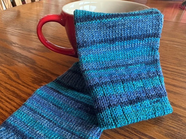 Colorful Custom Dyed Wool Texting Gloves, Handknit Winter Warmers for Smartphone Use, Perfect Gift Idea for Her Main Image