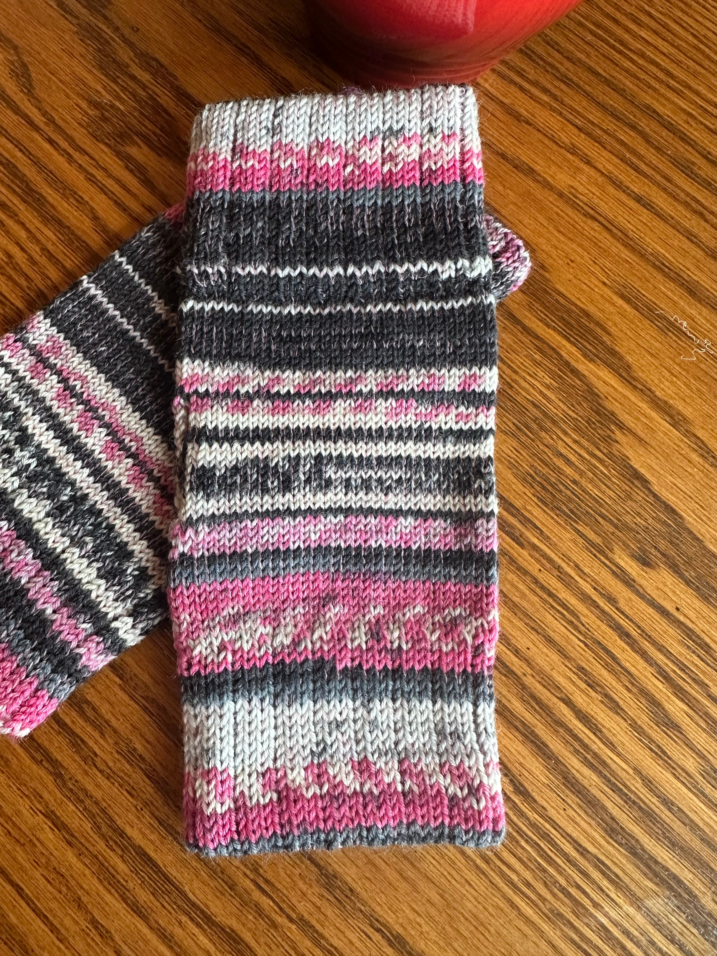 Colorful Wool Texting Gloves, Handknit Winter Warmers for Smartphone Use, Perfect Gift Idea for Her