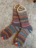 Colorful alpaca socks, luxurious and fun socks for comfort at home, ideal gift for sock lovers and nature enthusiasts