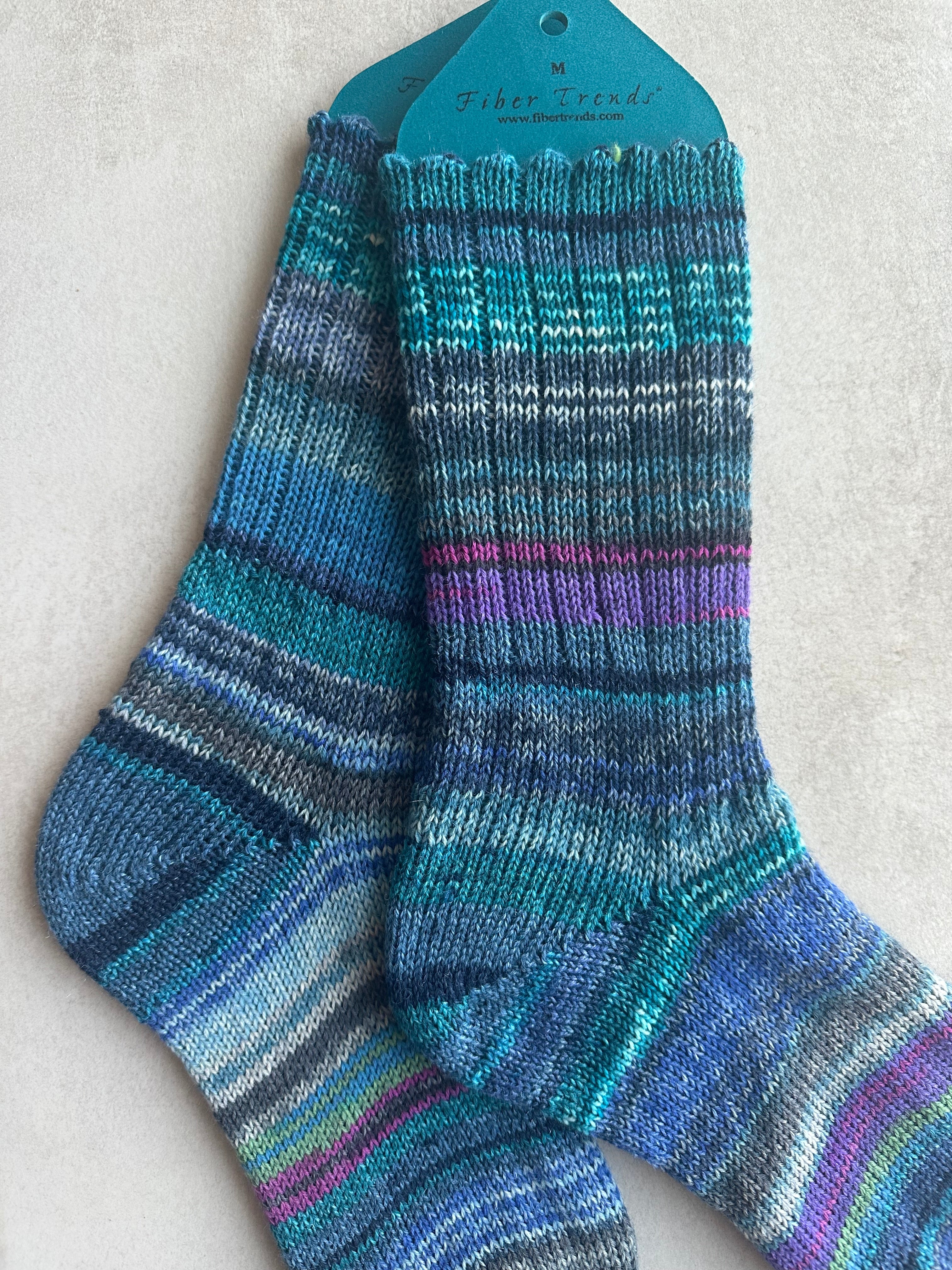 Scrappy Handmade Wool Socks - Soft, Warm & Colorful Winter Socks for Women