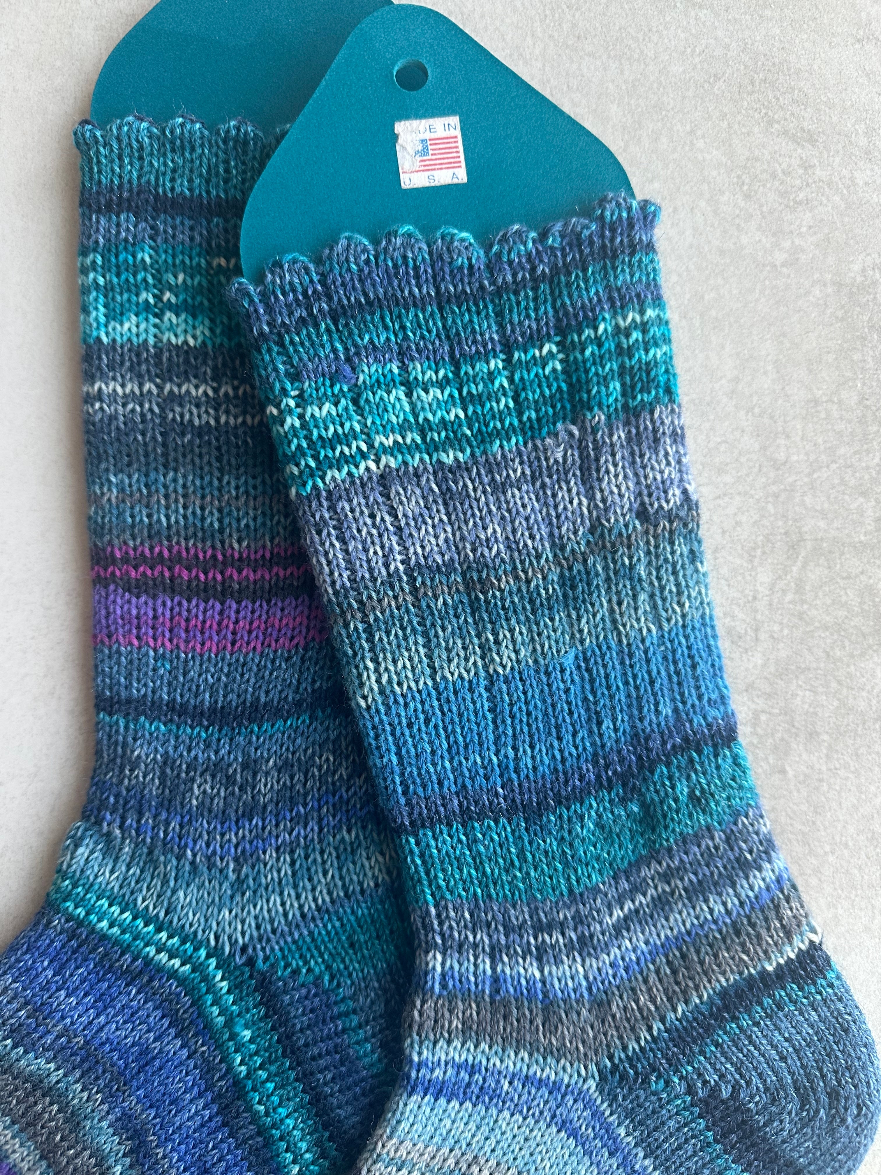 Scrappy Handmade Wool Socks - Soft, Warm & Colorful Winter Socks for Women