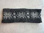Shetland wool headband, hand-knit fair isle design, warming headwear for chilly days and thoughtful handmade gift