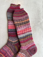 One of a Kind Scrappy Handmade Wool Socks - Soft, Warm & Colorful Winter Socks for Women