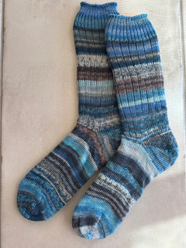 Whimsical Scrappy Handmade Wool Socks - Soft, Warm & Colorful Winter Socks for Women Main Image