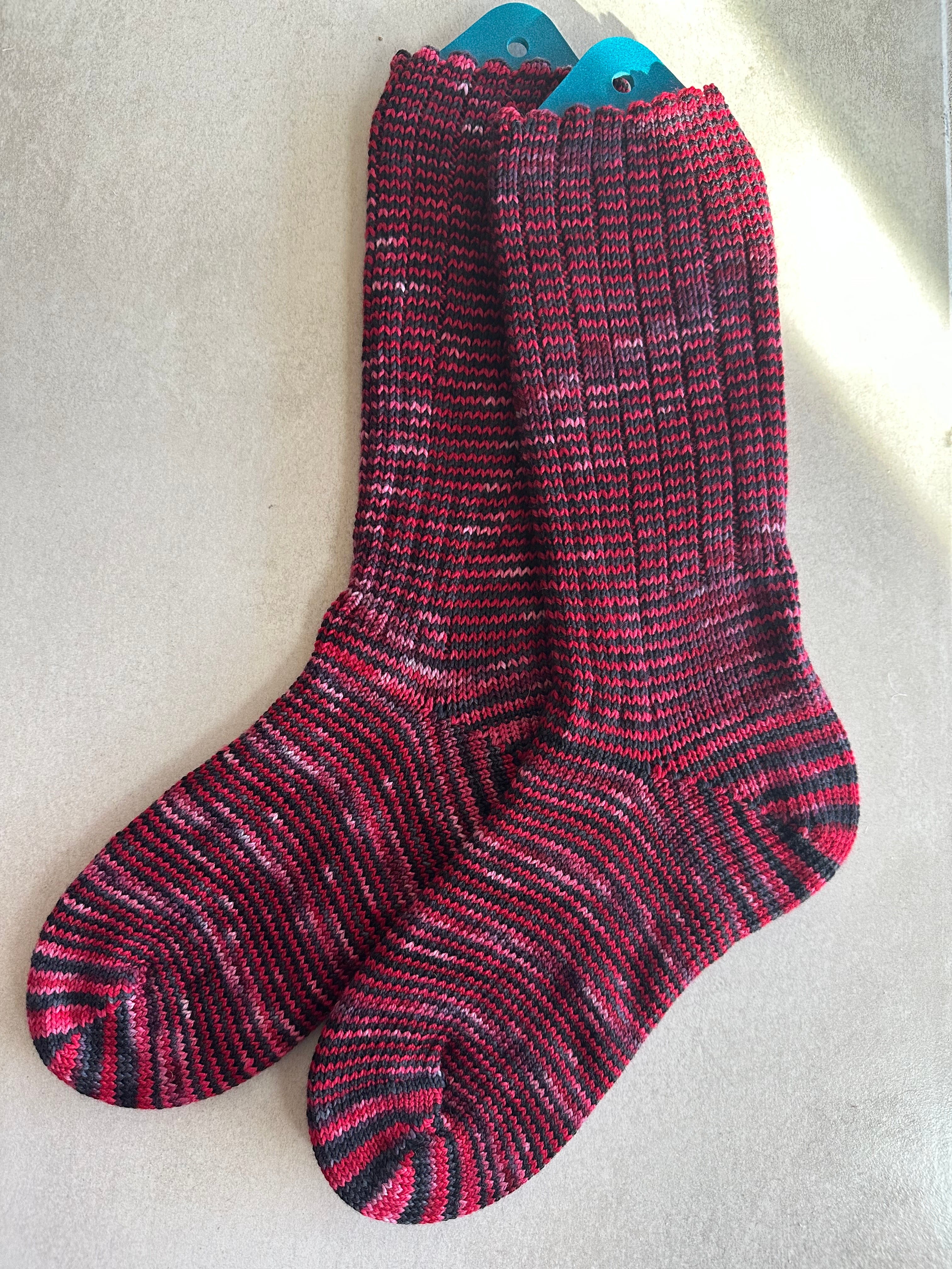 Custom Dyed Merino Wool  Socks, HandMade, Luxurious Softness for Cold Weather, Thoughtful Gift for Loved Ones