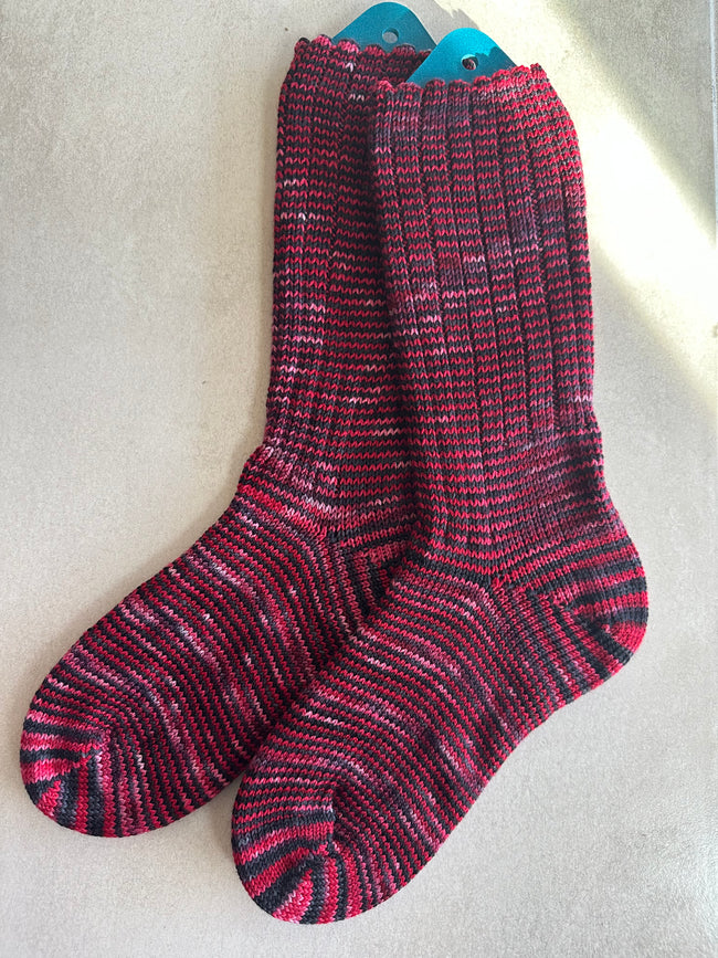 Custom Dyed Merino Wool  Socks, HandMade, Luxurious Softness for Cold Weather, Thoughtful Gift for Loved Ones Main Image