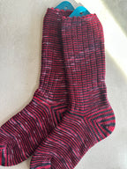 Custom Dyed Merino Wool  Socks, HandMade, Luxurious Softness for Cold Weather, Thoughtful Gift for Loved Ones