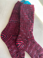 Custom Dyed Merino Wool  Socks, HandMade, Luxurious Softness for Cold Weather, Thoughtful Gift for Loved Ones