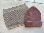 Handcrafted Merino Wool Neck Gator, Stylish & Cozy Winter Cowl, Matching Hat for Men & Women, Great Gift Idea