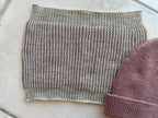 Handcrafted Merino Wool Neck Gator, Stylish & Cozy Winter Cowl, Matching Hat for Men & Women, Great Gift Idea