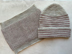 Handcrafted Merino Wool Neck Gator, Stylish & Cozy Winter Cowl, Matching Hat for Men & Women, Great Gift Idea