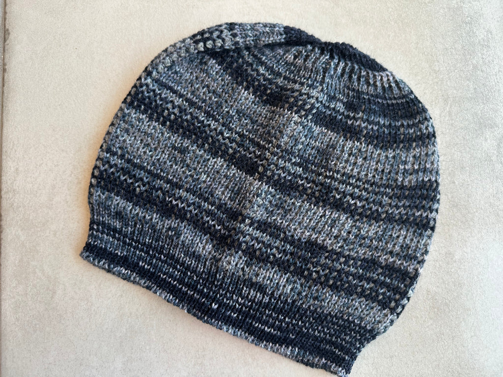 Handmade Wool Beanie Hat, Fun Colorful Design, Adult Winter Wear, Ideal Gift for Unique Style Lovers