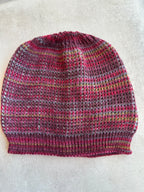 Handmade Wool Beanie Hat, Fun Colorful Design, Adult Winter Wear, Ideal Gift for Unique Style Lovers