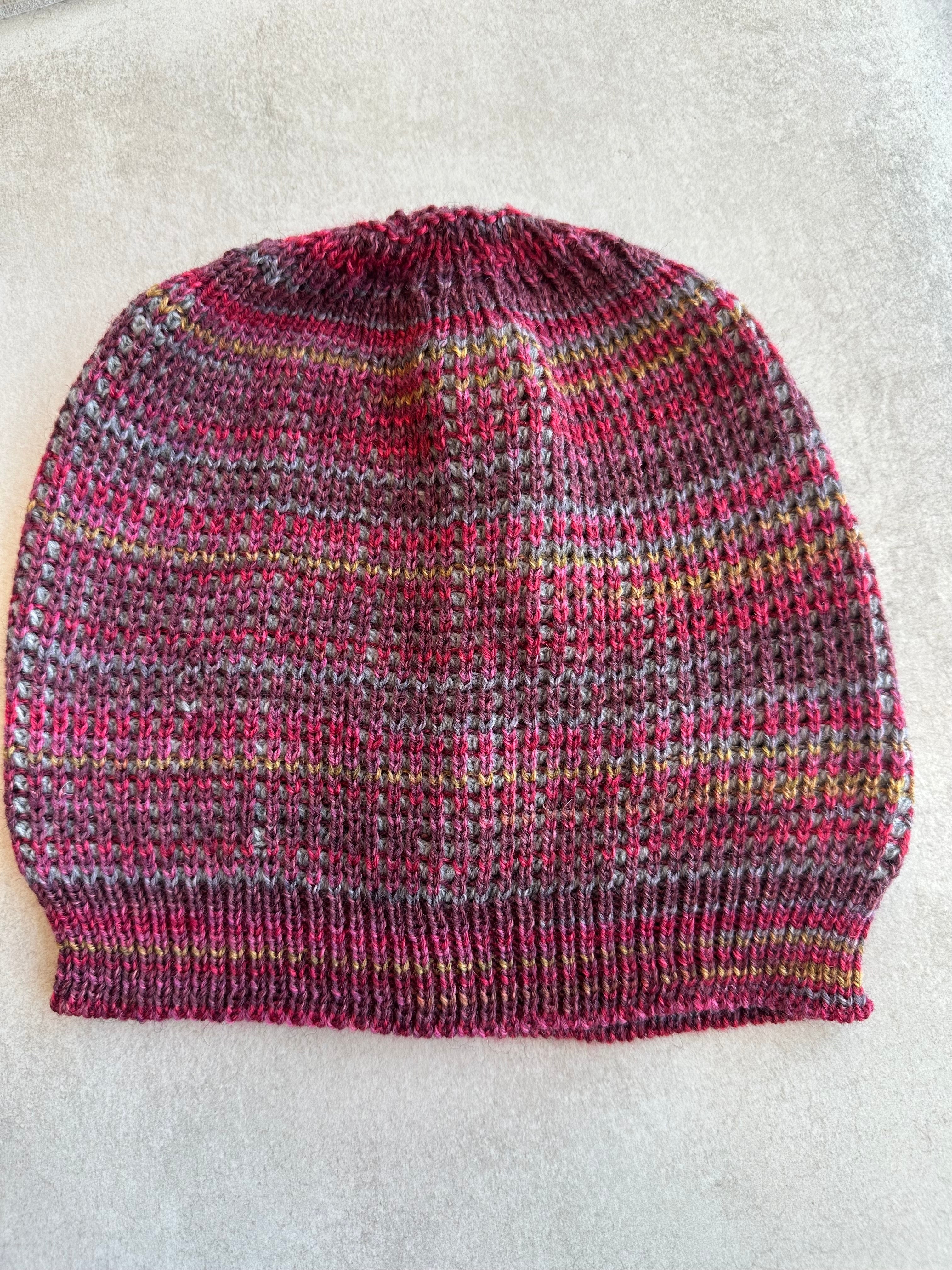 Handmade Wool Beanie Hat, Fun Colorful Design, Adult Winter Wear, Ideal Gift for Unique Style Lovers