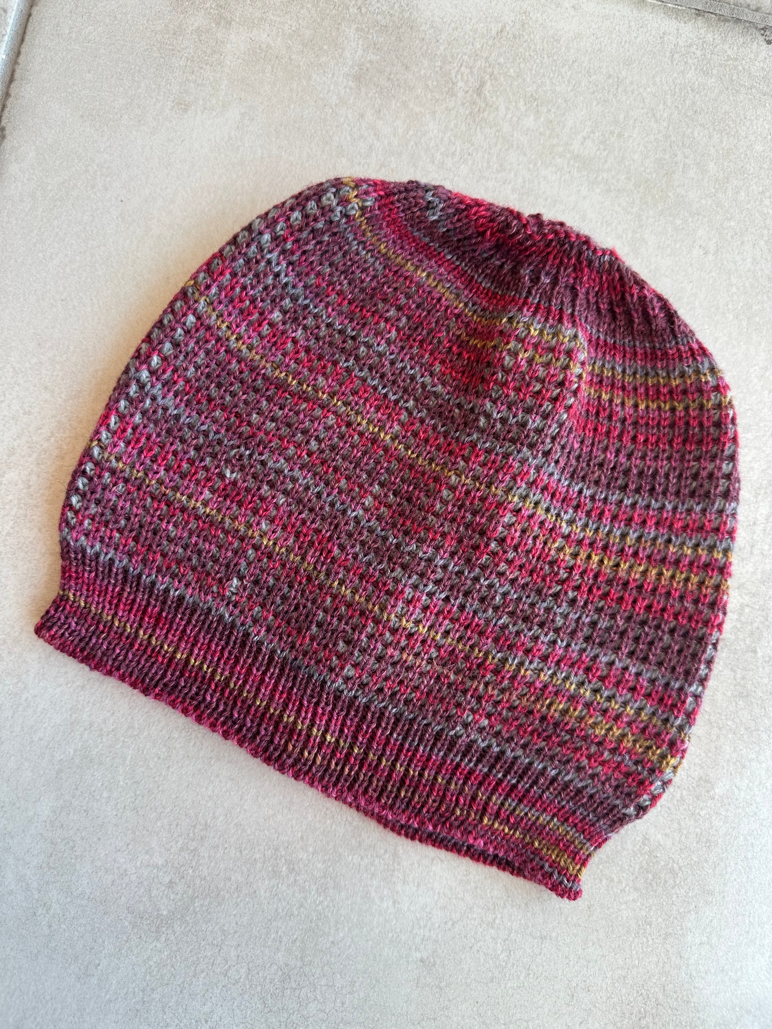 Handmade Wool Beanie Hat, Fun Colorful Design, Adult Winter Wear, Ideal Gift for Unique Style Lovers
