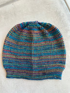 Handmade Wool Beanie Hat, Fun Colorful Design, Adult Winter Wear, Ideal Gift for Unique Style Lovers