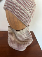 Handcrafted Merino Wool Neck Gator, Stylish & Cozy Winter Cowl, Matching Hat for Men & Women, Great Gift Idea