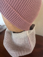 Handcrafted Merino Wool Neck Gator, Stylish & Cozy Winter Cowl, Matching Hat for Men & Women, Great Gift Idea