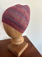 Handmade Wool Beanie Hat, Fun Colorful Design, Adult Winter Wear, Ideal Gift for Unique Style Lovers