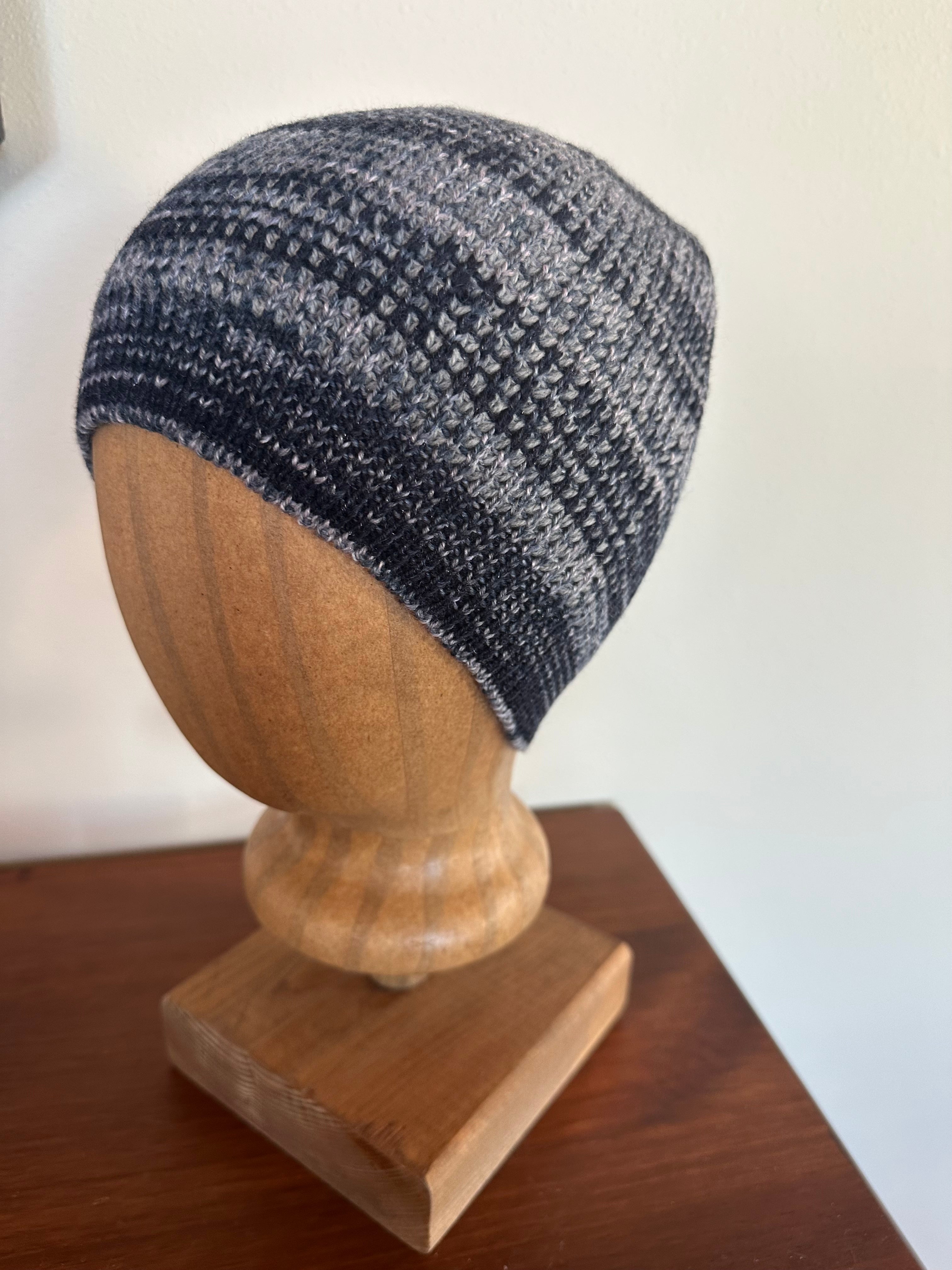 Handmade Wool Beanie Hat, Fun Colorful Design, Adult Winter Wear, Ideal Gift for Unique Style Lovers