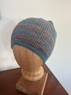 Handmade Wool Beanie Hat, Fun Colorful Design, Adult Winter Wear, Ideal Gift for Unique Style Lovers