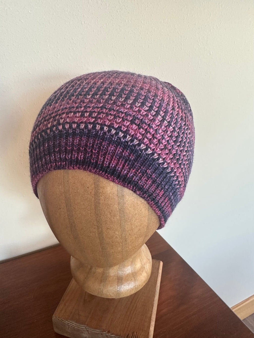 Handmade Wool Beanie Hat, Fun Colorful Design, Adult Winter Wear, Ideal Gift for Unique Style Lovers