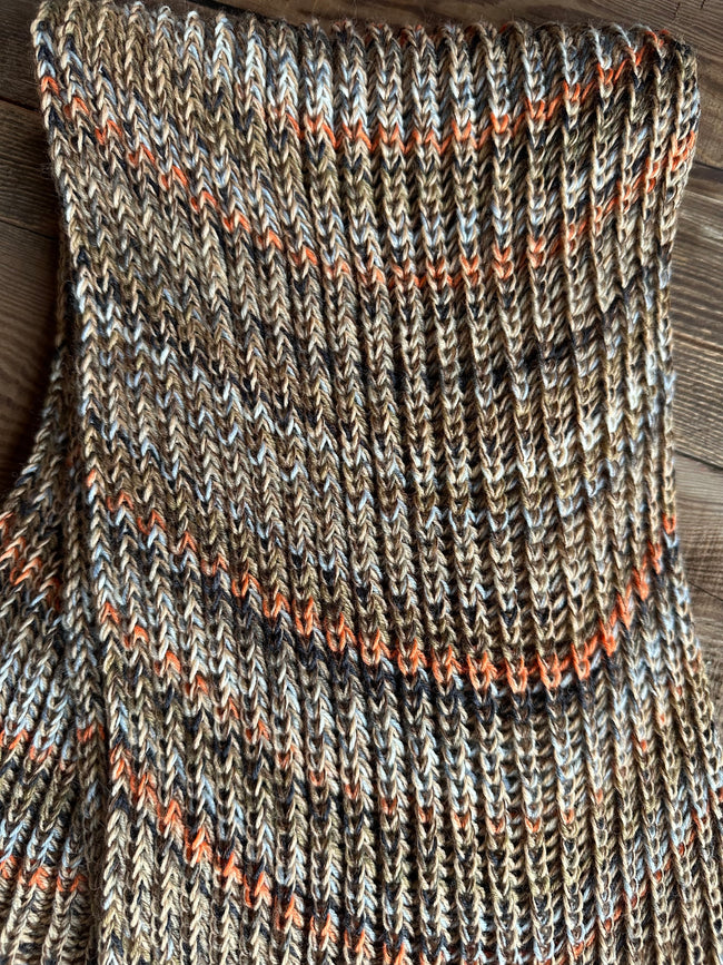 Handmade Knit Alpaca & Merino Wool Cowl, Vibrant Fisherman’s Rib Neck Wrap, Perfect Gift for Winter Style and Warmth Main Image