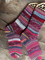 Scrappy Handmade Wool Socks - Soft, Warm & Colorful Winter Socks for Women